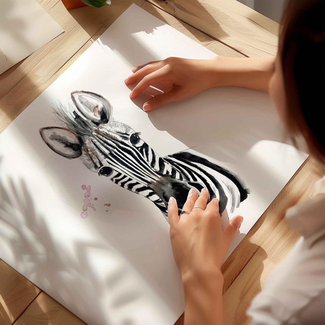 Illustration - Savannah animals - Zebra
