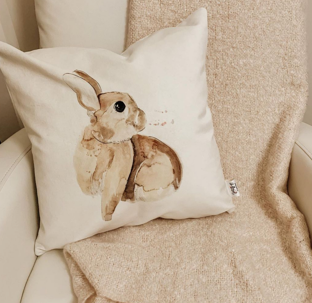 Housse de coussin · Lapine