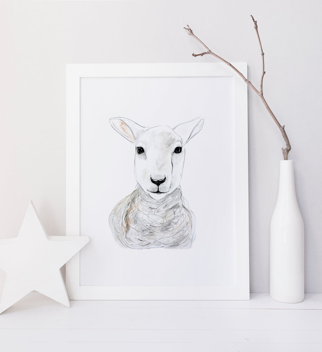 Illustration - Farm animals - Sheep