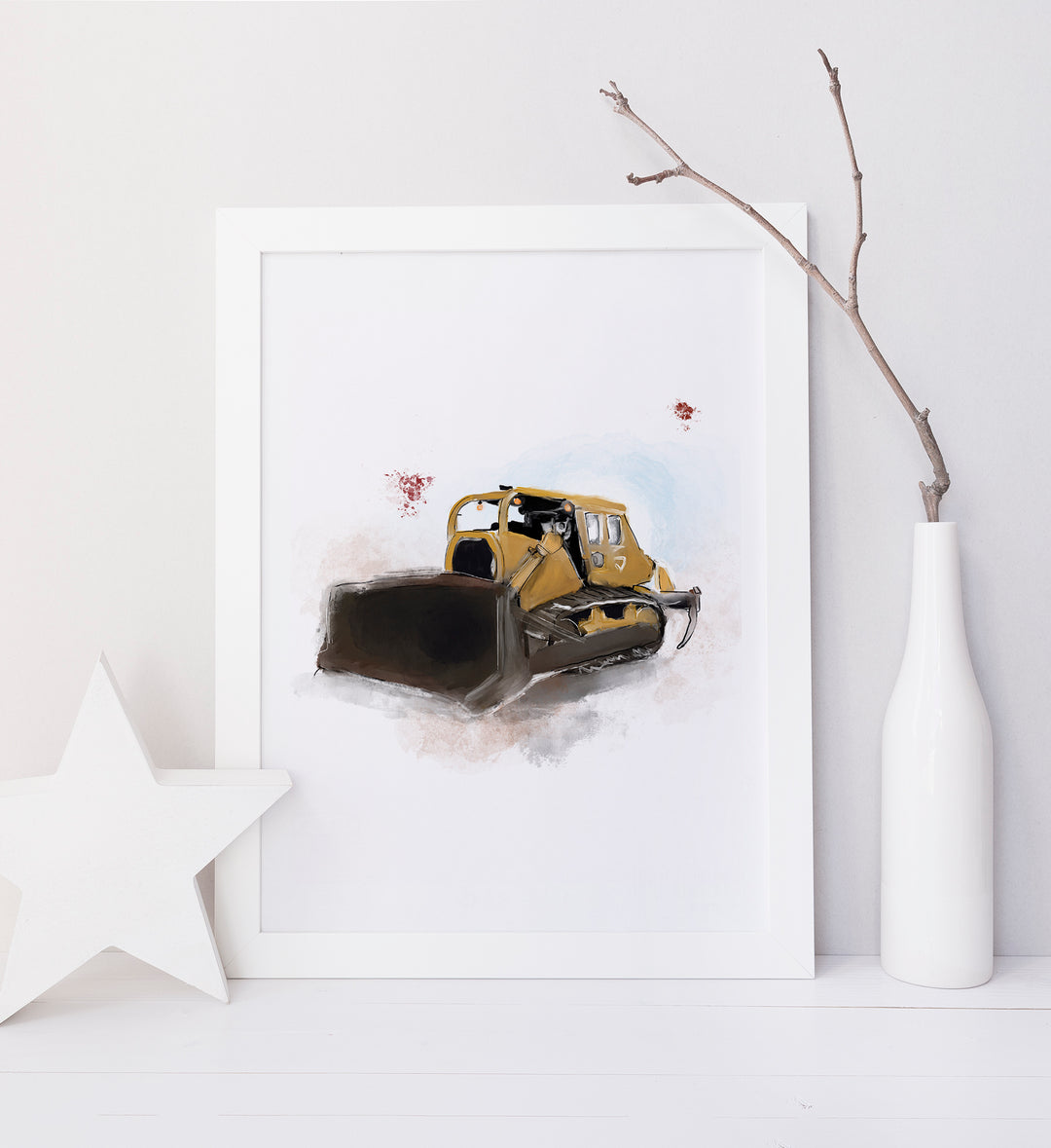 Illustration - Véhicule de transport - Camions de construction