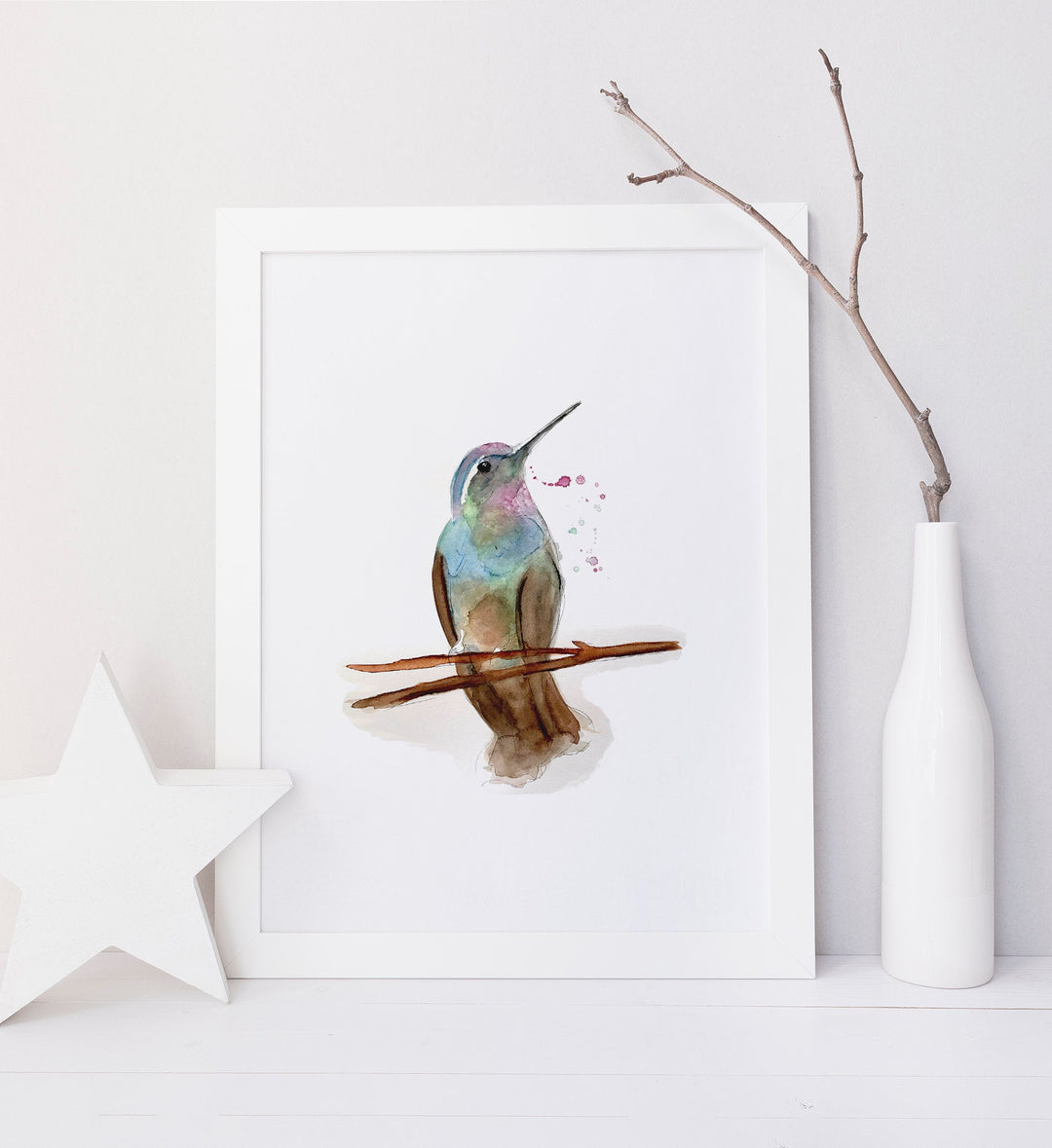 Illustration - Birds - Hummingbird