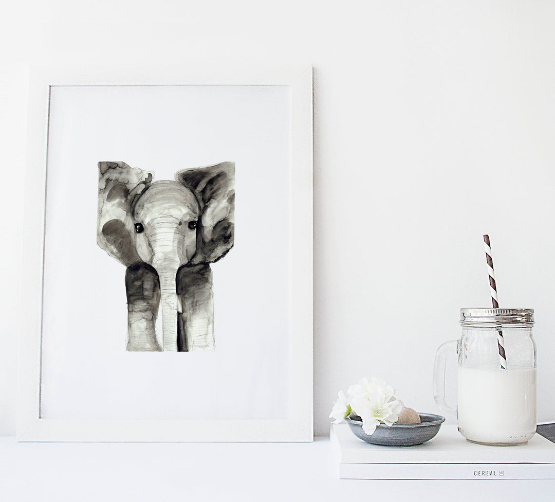 Illustration - Animals of the savannah - Elephant