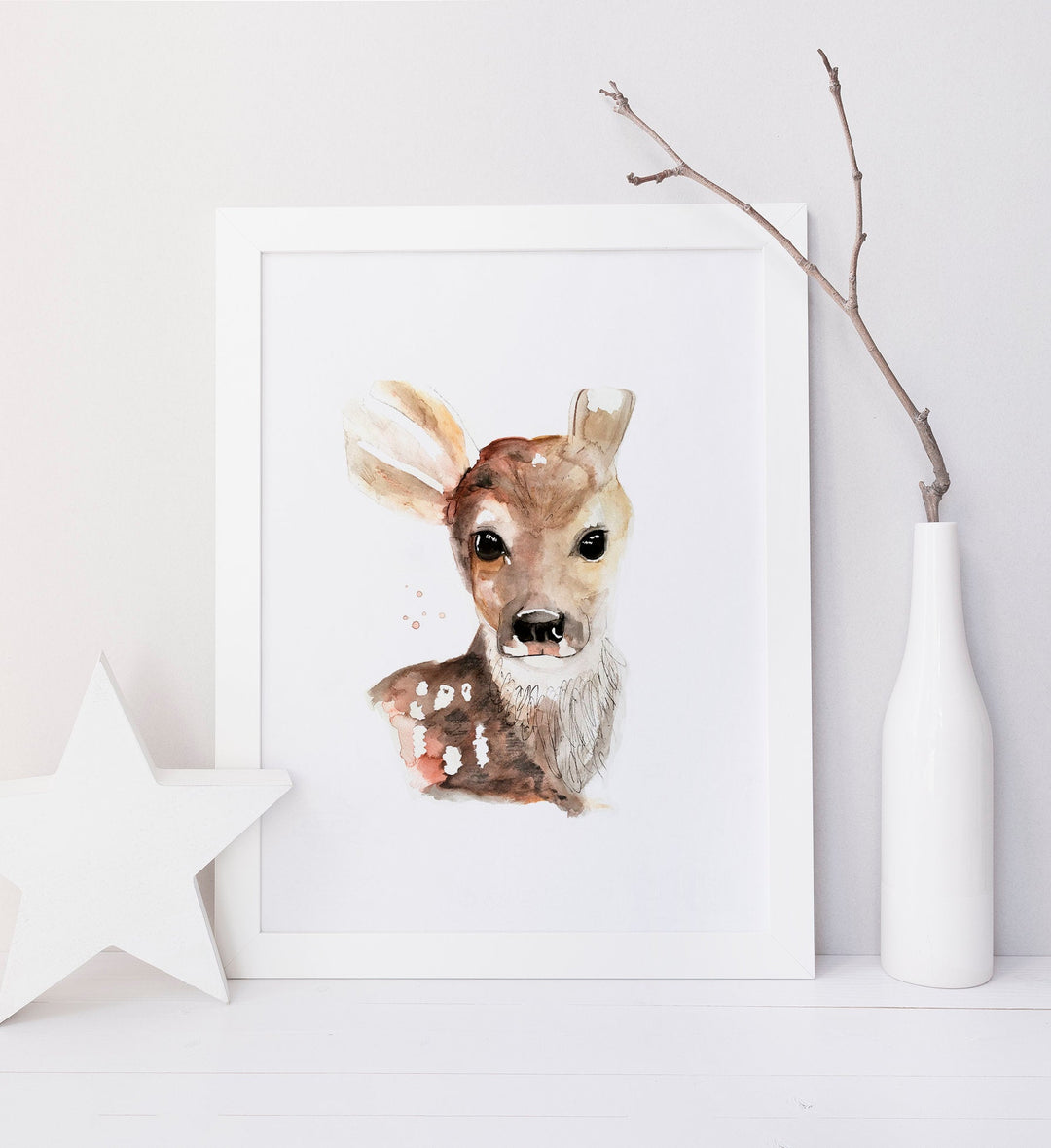 Illustration - Forest animals - deer