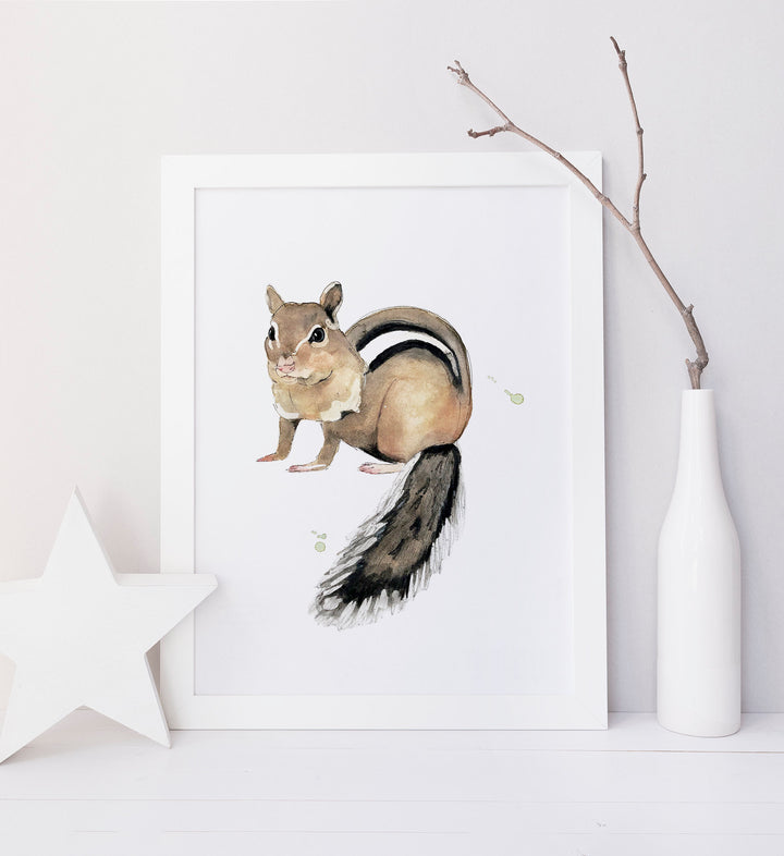 Illustration - Forest Animals - Chipmunk