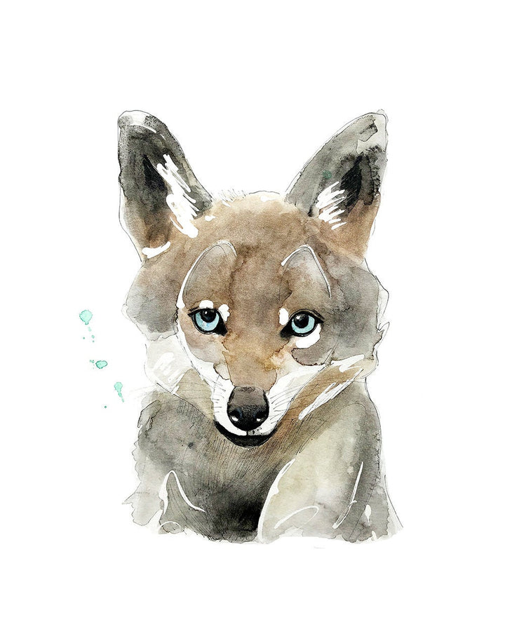 Illustration - Forest animals - Wolf