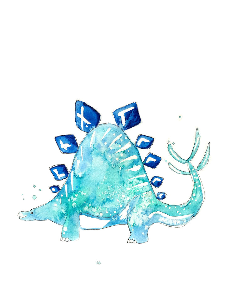 Illustration - Dinosaurs - Stegosaurus