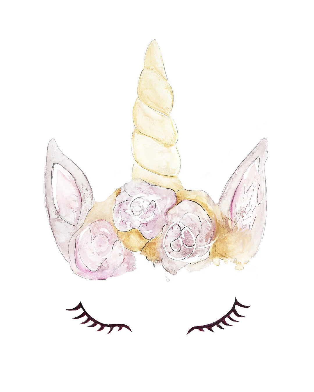 Illustration - Animaux fantastiques - Licorne fleurie