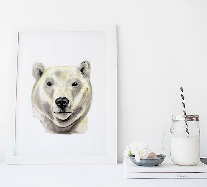 Illustration - Polar animals - Polar bear