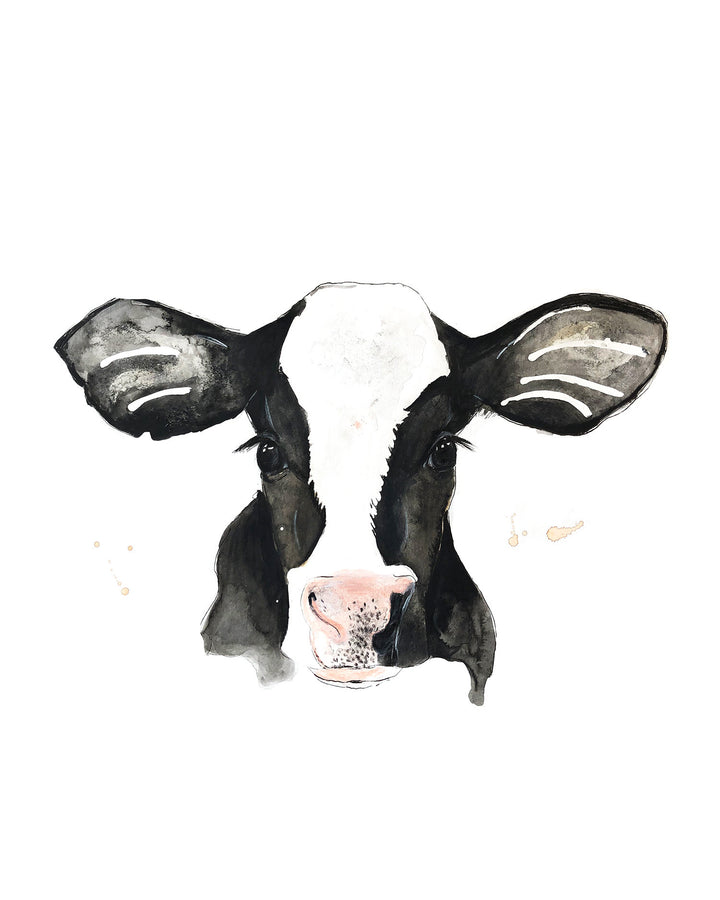 Affiche de naissance vache
