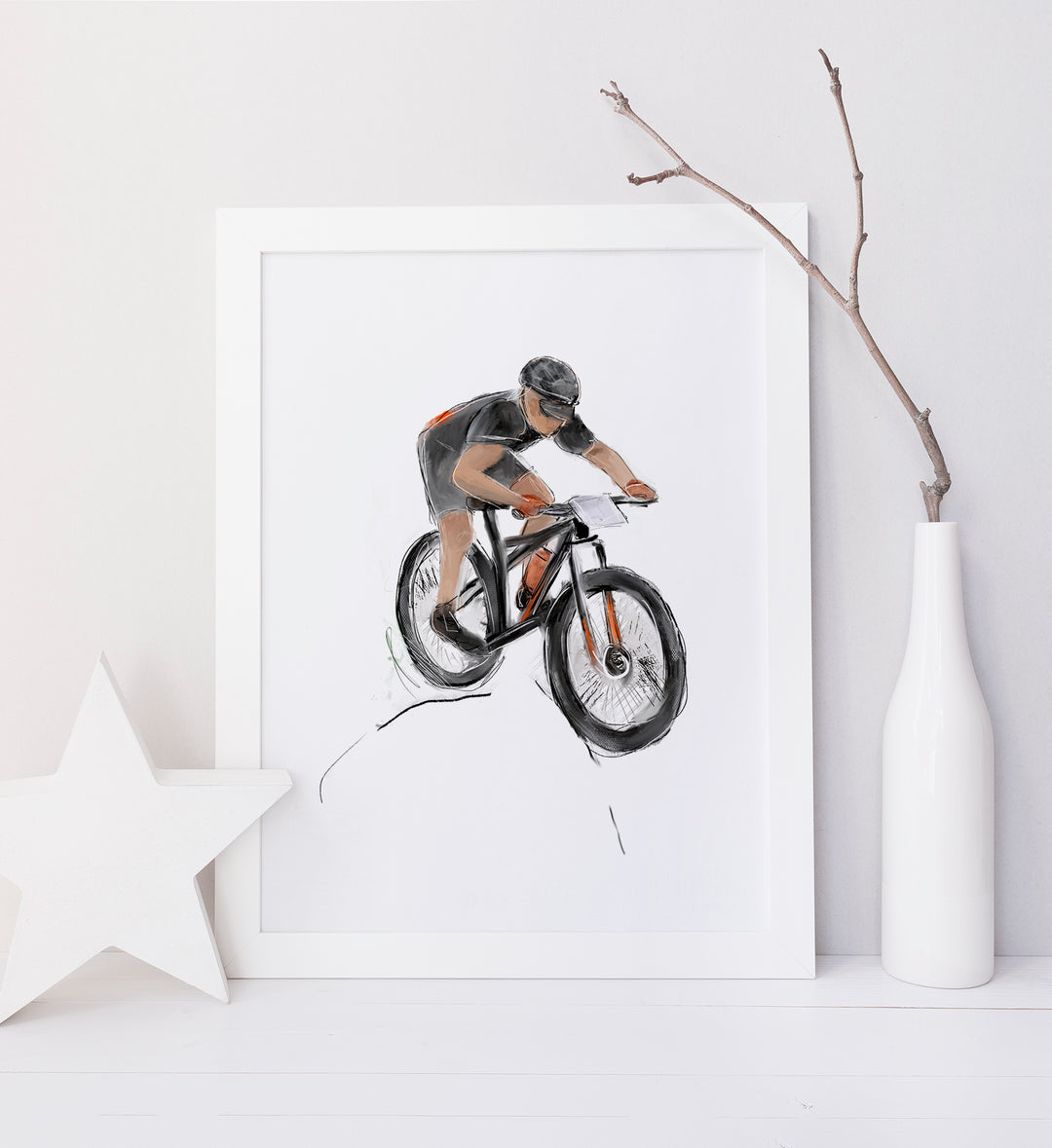 Illustration - Vélo de montagne